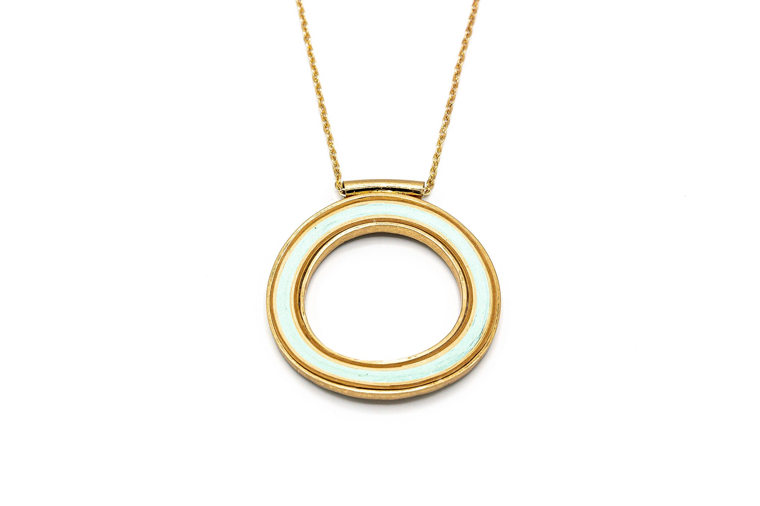 Collana cerchio in carta - KLK