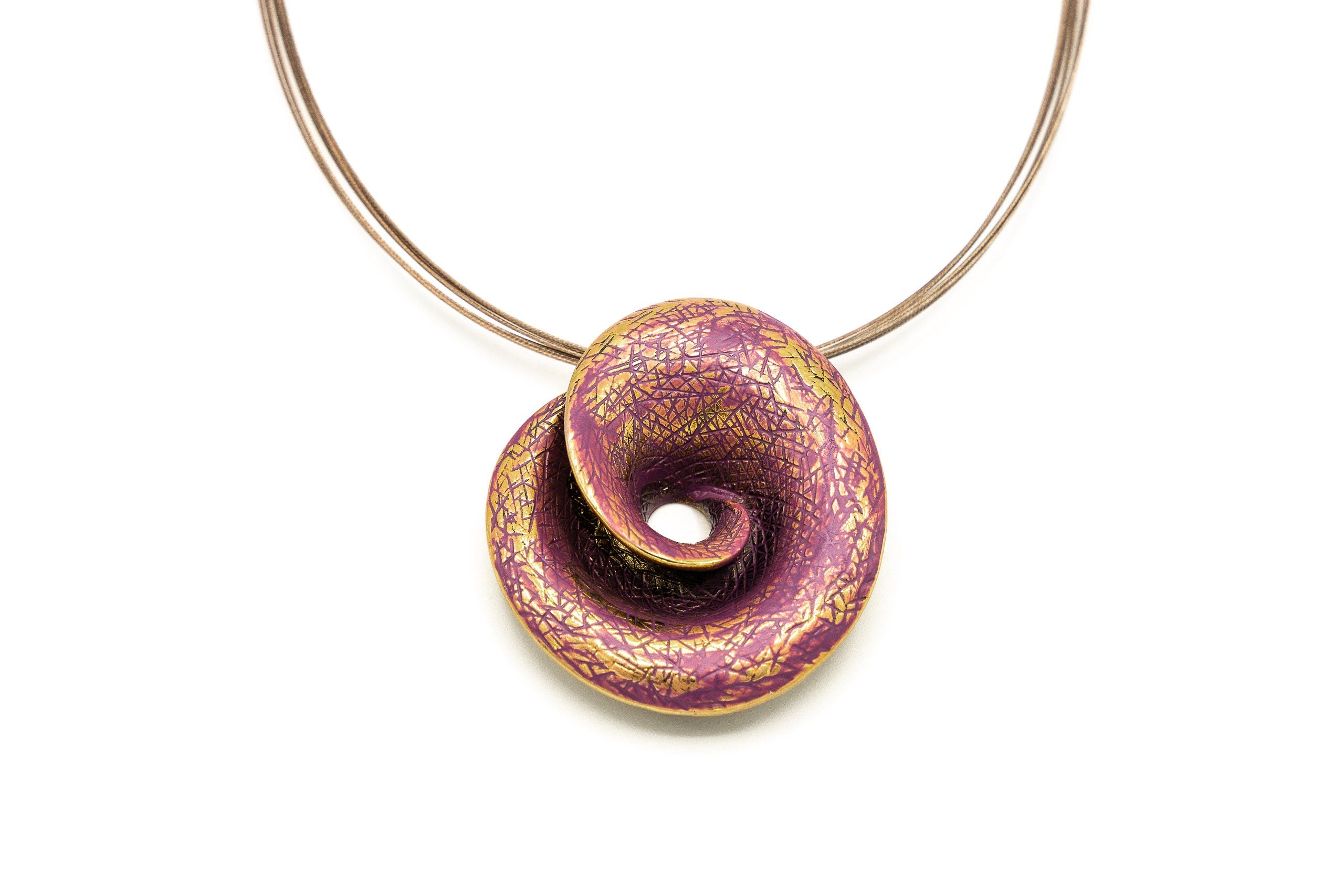 Collana chiocciola spirale - KLK