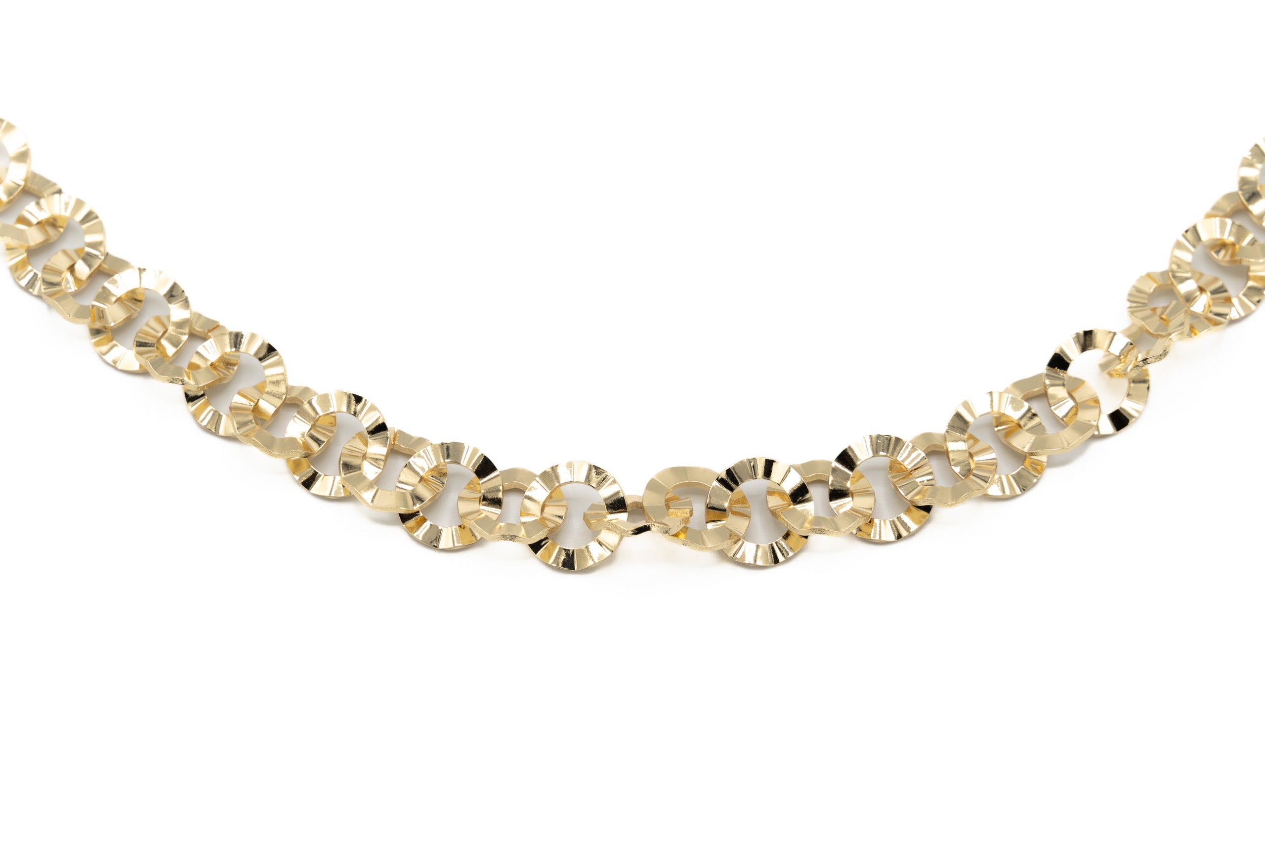 Collana corta multi cerchietti - KLK