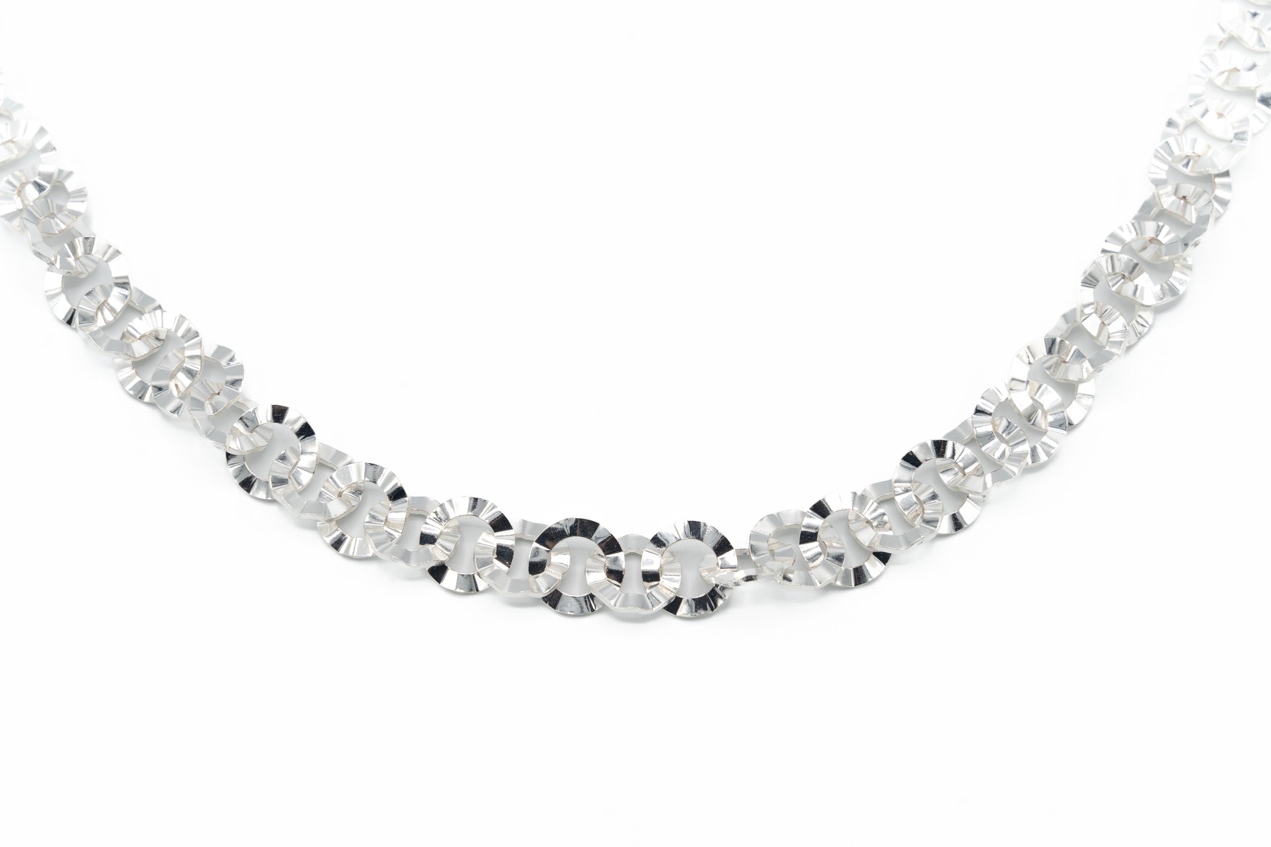 Collana corta multi cerchietti - KLK