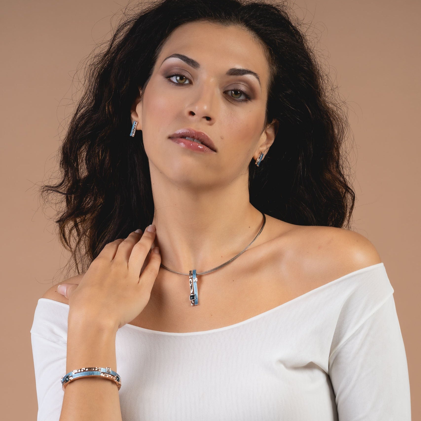 Collana doppia barretta - KLK