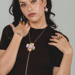 Collana doppio fiore - KLK