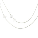 Collana lunga con foglia di ginkgo - KLK