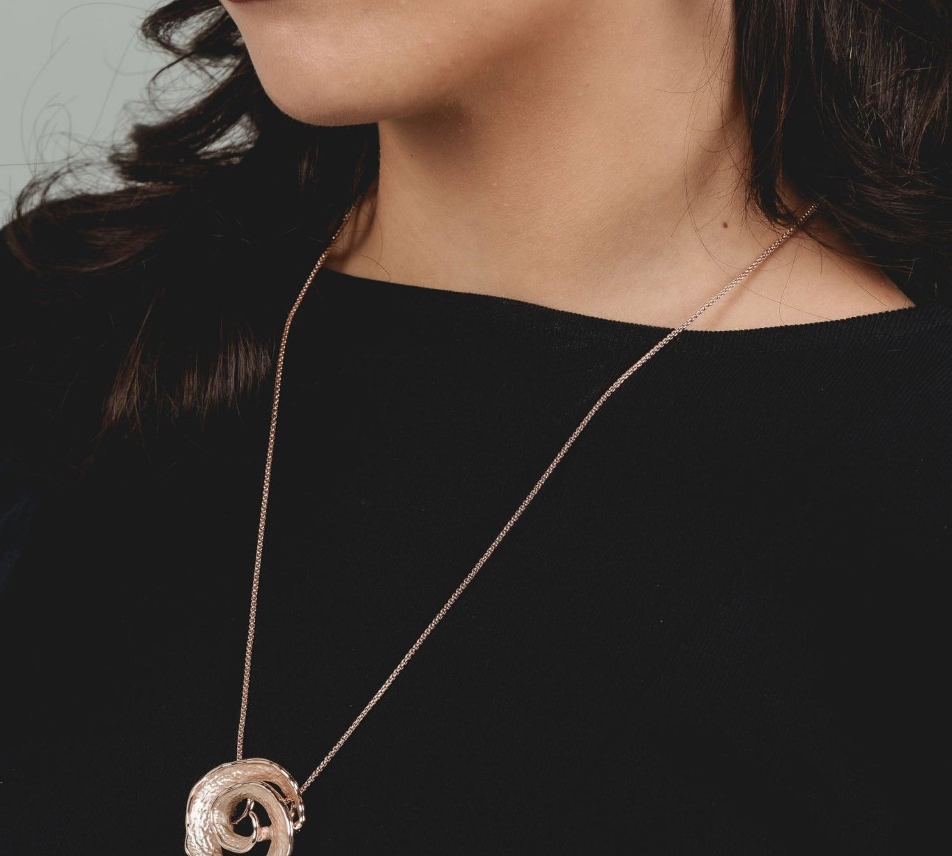 Collana lunga spirali - KLK