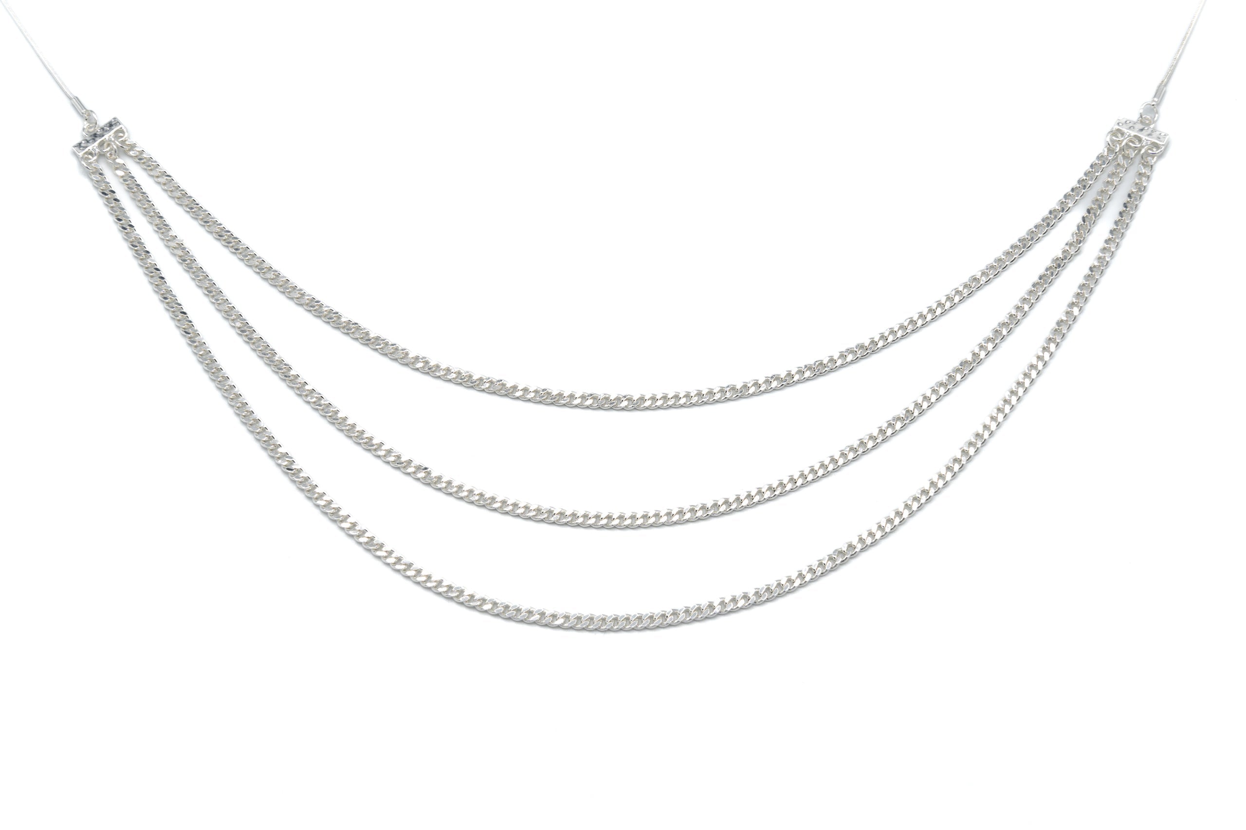 Collana lunga tre catene - KLK