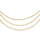 Collana lunga tre catene - KLK