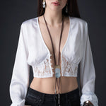 Collana lunga tre tondi - KLK