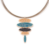 Collana ovali trasparenti - KLK