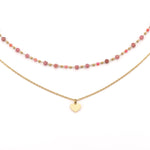 Collana pietrine e cuore - KLK