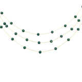 Collana pietrine tre fili - KLK