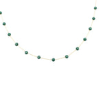 Collana pietrine verdi - KLK