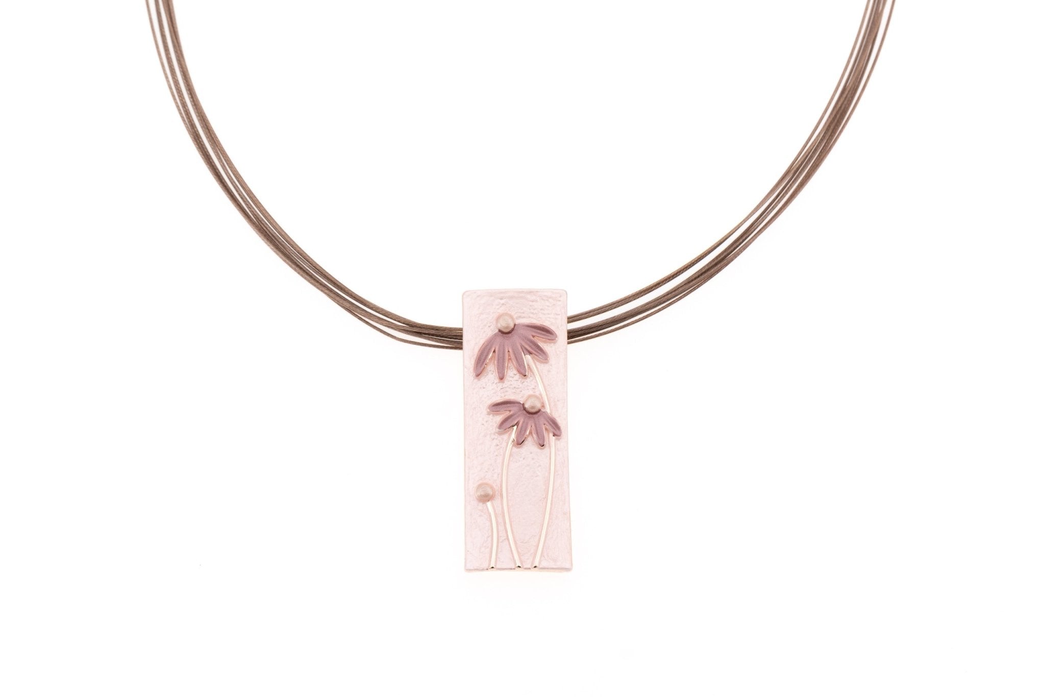 Collana quadretto margherite - KLK