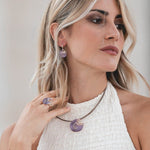 Collana tondo quadratini - KLK