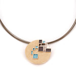 Collana tondo quadratini - KLK