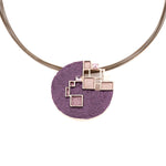 Collana tondo quadratini - KLK