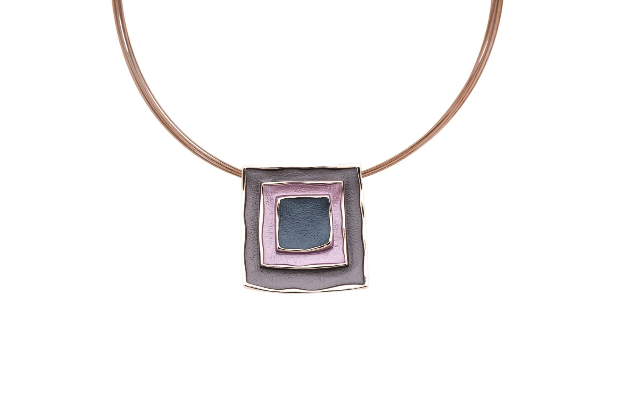 Collana tre quadrati - KLK