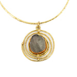 Girocollo ametista verde - KLK