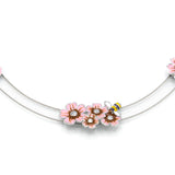 Girocollo apetta e fiori - KLK