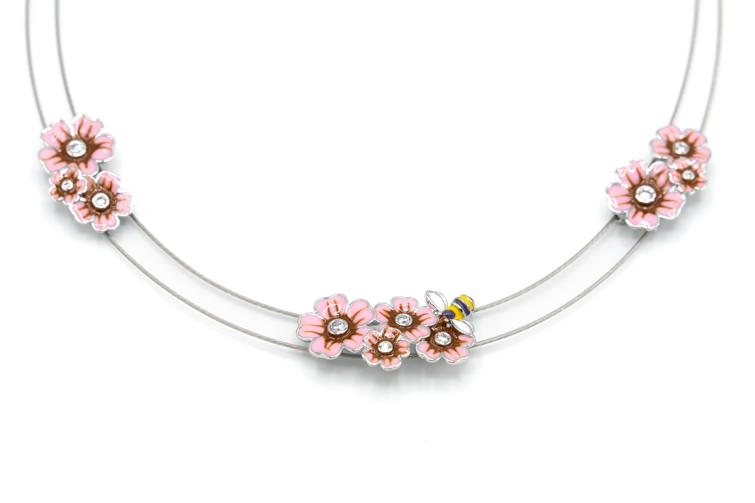 Girocollo apetta e fiori - KLK