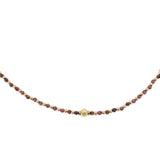 Girocollo in acciaio con pietrine - KLK