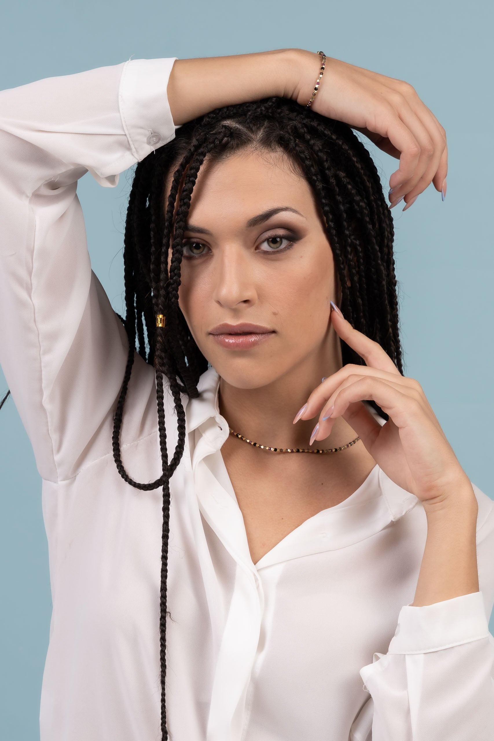 Girocollo multi pietrine - KLK