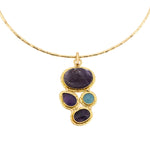 Girocollo pietre astratta - KLK