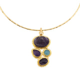 Girocollo pietre astratta - KLK