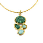 Girocollo pietre astratta - KLK