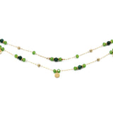 Girocollo pietrine doppio filo - KLK