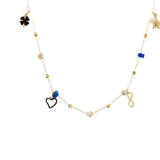 Girocollo pietrine e ciondolini - KLK