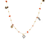 Girocollo pietrine e ciondolini - KLK