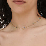 Girocollo pietrine e ciondolini - KLK