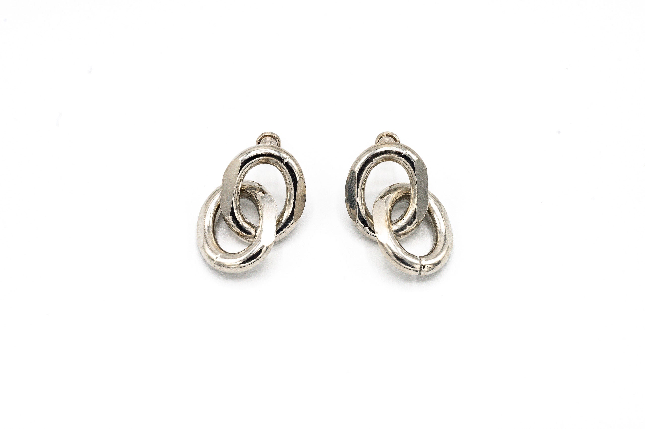 Orecchini catena doppia maglia - KLK