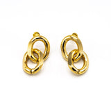 Orecchini catena doppia maglia - KLK