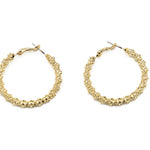 Orecchini cerchio torchon - KLK