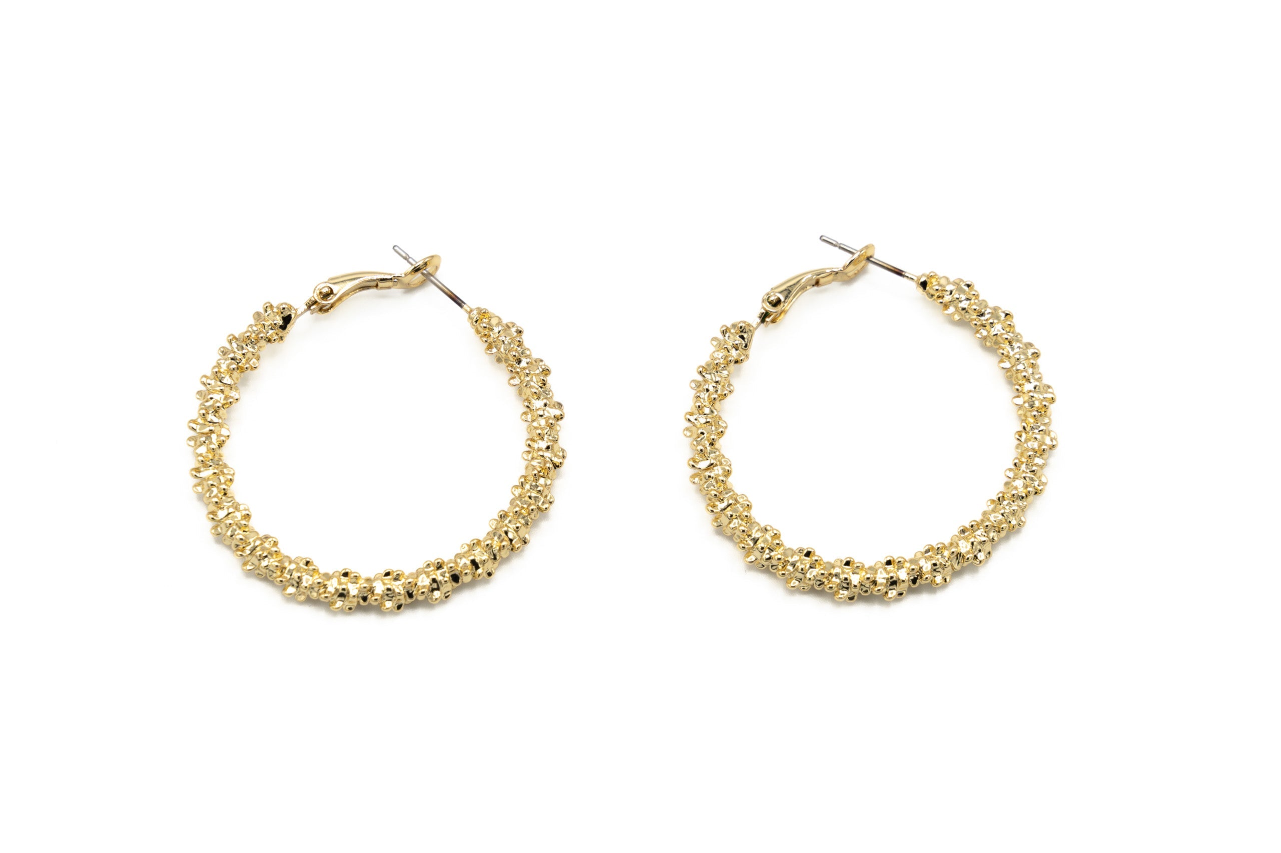 Orecchini cerchio torchon - KLK