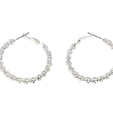 Orecchini cerchio torchon - KLK