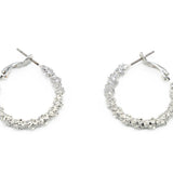 Orecchini cerchio torchon piccoli - KLK