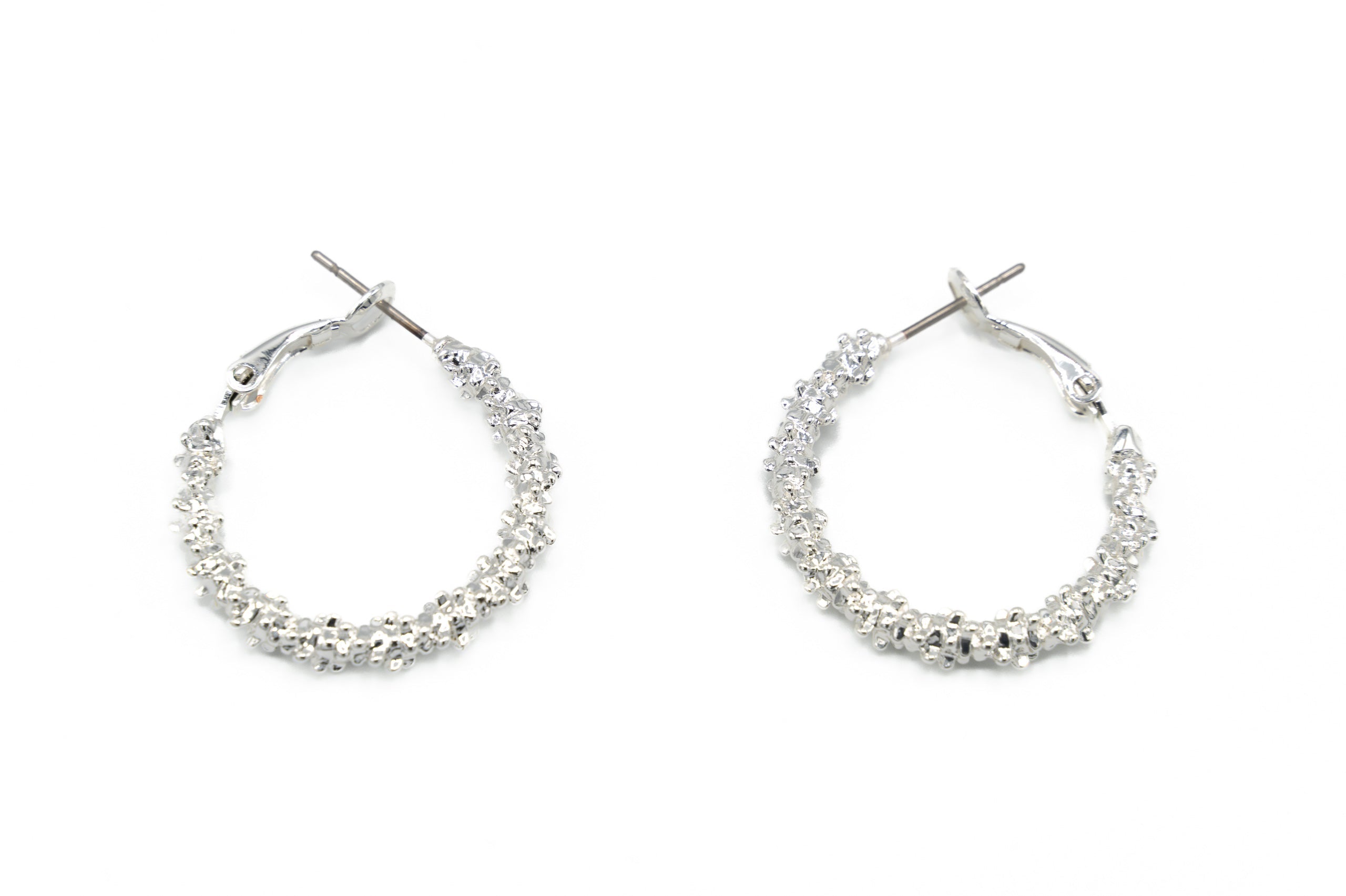 Orecchini cerchio torchon piccoli - KLK