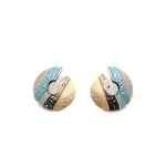 Orecchini chiocciola rigata - KLK