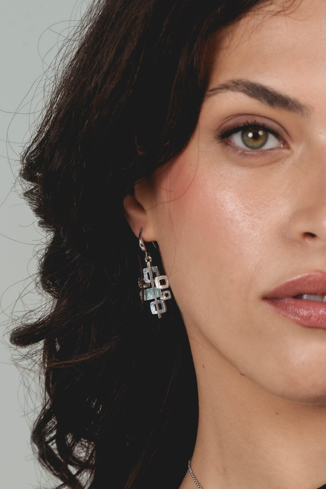 Orecchini con quadrati e rettangoli - KLK