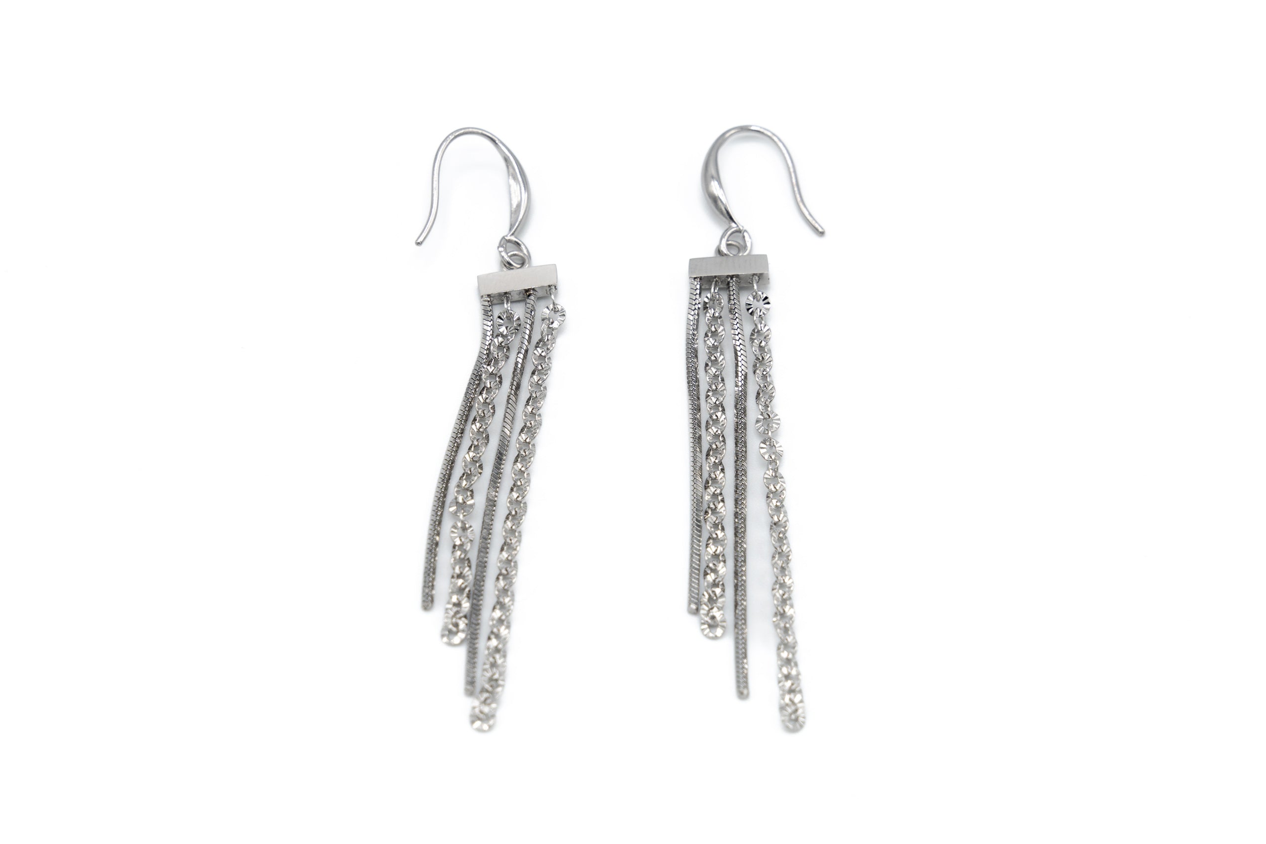 Orecchini doppie catenine - KLK