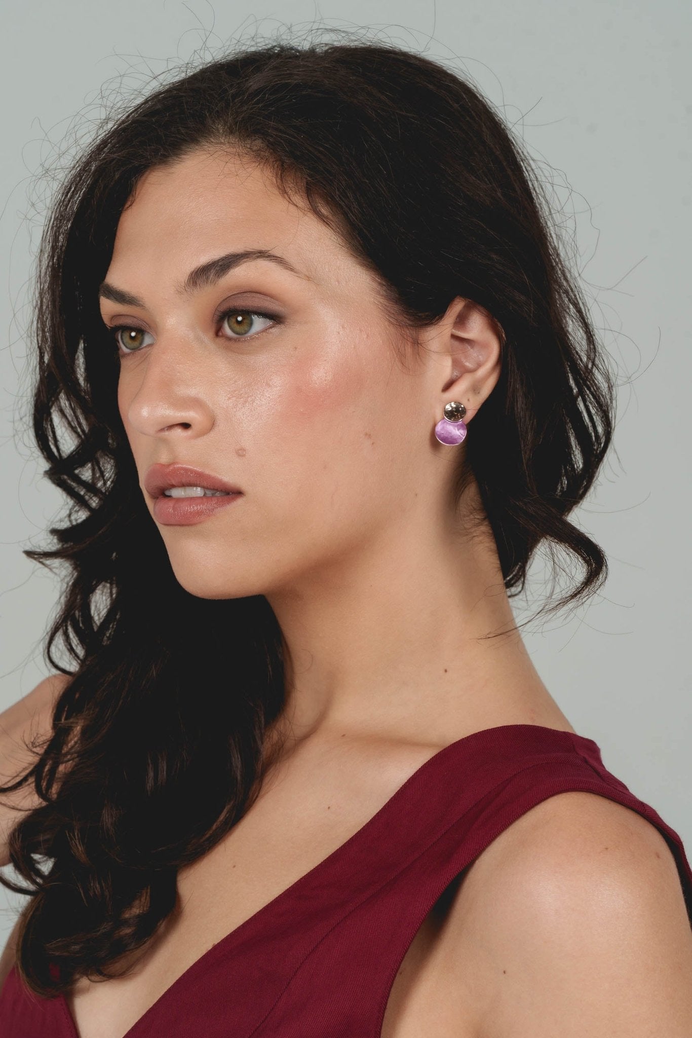 Orecchini doppio tondo - KLK