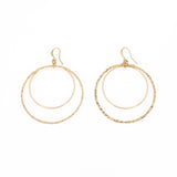 Orecchini due cerchi - KLK