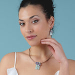 Orecchini due fiori - KLK