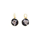 Orecchini geode nera - KLK