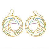 Orecchini intrecci smaltati - KLK