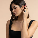 Orecchini lobo pietra - KLK