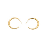 Orecchini luna bombata 35 mm - KLK