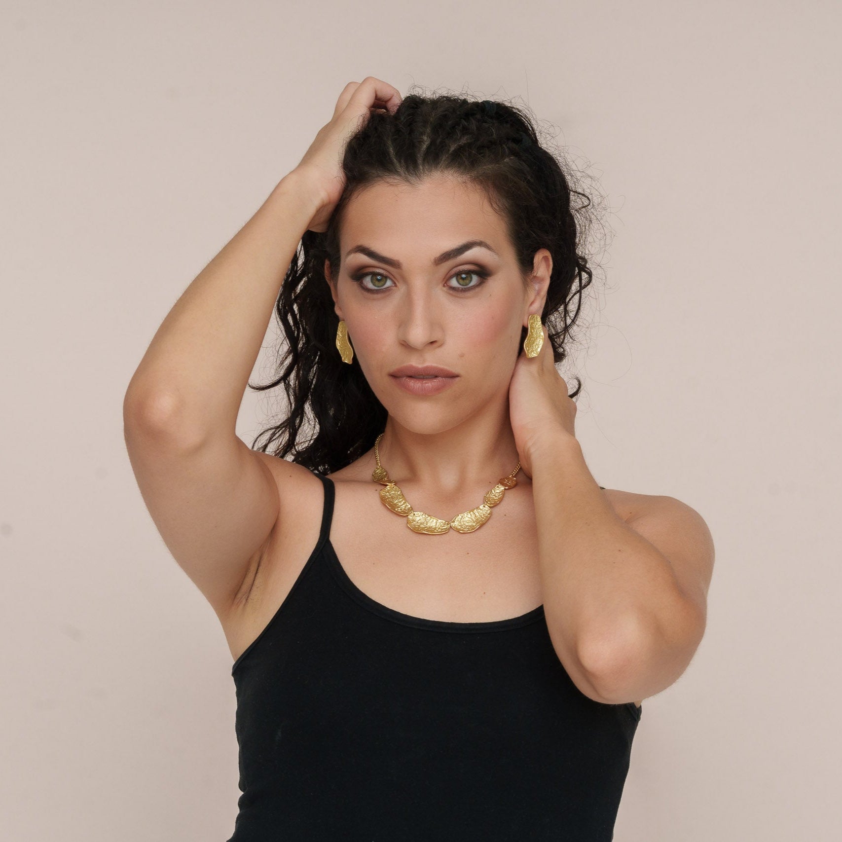 Orecchini ovale stilizzato - KLK